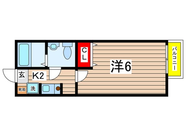 アパルト矢野口の物件間取画像